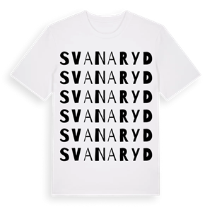 Svanaryd ordlek t-shirt – ekologisk bomull t-shirt från Pinshirt