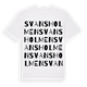 Svansholmen ordlek t-shirt