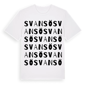 Svansö ordlek t-shirt – ekologisk bomull t-shirt från Pinshirt