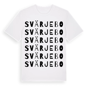 Svärjebo ordlek t-shirt – ekologisk bomull t-shirt från Pinshirt