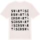 Vintage White t-shirt med Svartåsen ordlek t-shirt