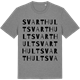 Mid Heather Gray t-shirt med Svarthult ordlek t-shirt