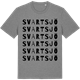 Mid Heather Gray t-shirt med Svartsjö ordlek t-shirt