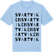 Blue Soul t-shirt med Svartviken ordlek t-shirt