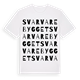 Svarvarebygget ordlek t-shirt