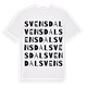 Svensdal ordlek t-shirt
