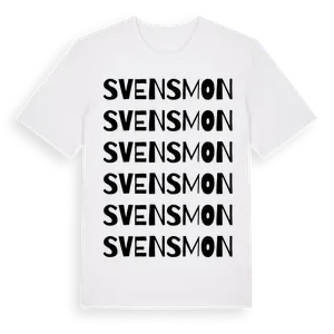 Svensmon ordlek t-shirt – ekologisk bomull t-shirt från Pinshirt