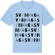 Blue Soul t-shirt med Svinhaga ordlek t-shirt