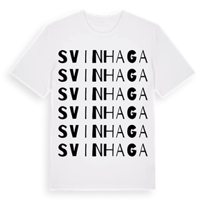 Svinhaga ordlek t-shirt – ekologisk bomull t-shirt från Pinshirt