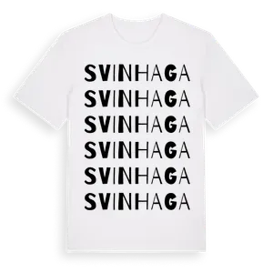 Svinhaga ordlek t-shirt – ekologisk bomull t-shirt från Pinshirt