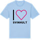 Blue Soul t-shirt med Jag älskar Svinhult t-shirt stort tryck