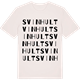 Vintage White t-shirt med Svinhult ordlek t-shirt