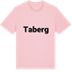 Pink Cotton t-shirt med Taberg fetstil t-shirt