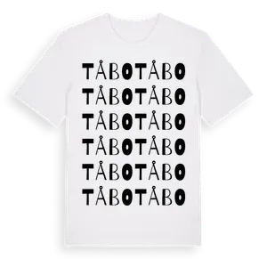 Tåbo ordlek t-shirt – ekologisk bomull t-shirt från Pinshirt