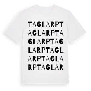 Taglarp ordlek t-shirt – ekologisk bomull t-shirt från Pinshirt