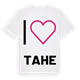 Jag älskar Tahe t-shirt stort tryck