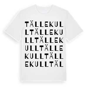 Tällekull ordlek t-shirt – ekologisk bomull t-shirt från Pinshirt