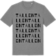 Mid Heather Gray t-shirt med Tallen ordlek t-shirt