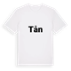 White t-shirt med Tån fetstil t-shirt
