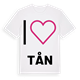 Jag älskar Tån t-shirt stort tryck