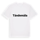 Tåndemåla fetstil t-shirt