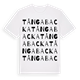 Tångabacka ordlek t-shirt