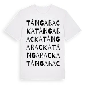 Tångabacka ordlek t-shirt – ekologisk bomull t-shirt från Pinshirt