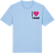 Blue Soul t-shirt med Jag älskar Tånnö t-shirt litet tryck