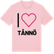 Pink Cotton t-shirt med Jag älskar Tånnö t-shirt stort tryck