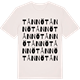 Vintage White t-shirt med Tånnö ordlek t-shirt