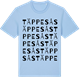 Blue Soul t-shirt med Täppesås ordlek t-shirt