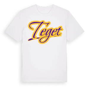 Teget baseball t-shirt – ekologisk bomull t-shirt från Pinshirt