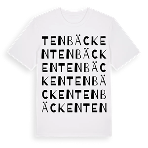 Tenbäcken ordlek t-shirt – ekologisk bomull t-shirt från Pinshirt