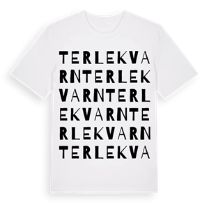 Terlekvarn ordlek t-shirt – ekologisk bomull t-shirt från Pinshirt