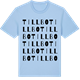 Blue Soul t-shirt med Tillbo ordlek t-shirt