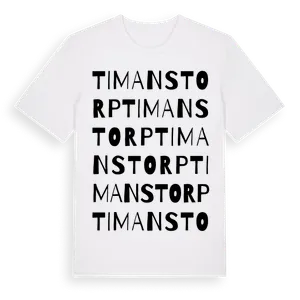 Timanstorp ordlek t-shirt – ekologisk bomull t-shirt från Pinshirt