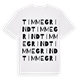 Timmegrind ordlek t-shirt
