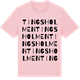 Pink Cotton t-shirt med Tingsholmen ordlek t-shirt