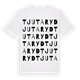 White t-shirt med Tjutaryd ordlek t-shirt