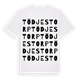 Tödjestorp ordlek t-shirt