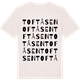 Vintage White t-shirt med Toftåsen ordlek t-shirt