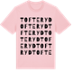 Pink Cotton t-shirt med Tofteryd ordlek t-shirt