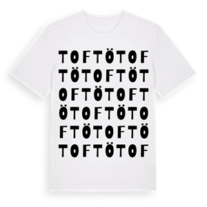 Toftö ordlek t-shirt – ekologisk bomull t-shirt från Pinshirt