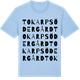 Blue Soul t-shirt med Tokarp Södergård ordlek t-shirt