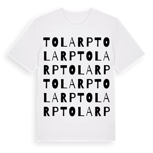 Tolarp ordlek t-shirt – ekologisk bomull t-shirt från Pinshirt