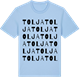 Blue Soul t-shirt med Tolja ordlek t-shirt