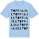 Blue Soul t-shirt med Toppakull ordlek t-shirt