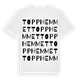 Topphemmet ordlek t-shirt
