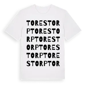 Torestorp ordlek t-shirt – ekologisk bomull t-shirt från Pinshirt