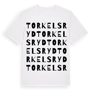 Torkelsryd ordlek t-shirt – ekologisk bomull t-shirt från Pinshirt